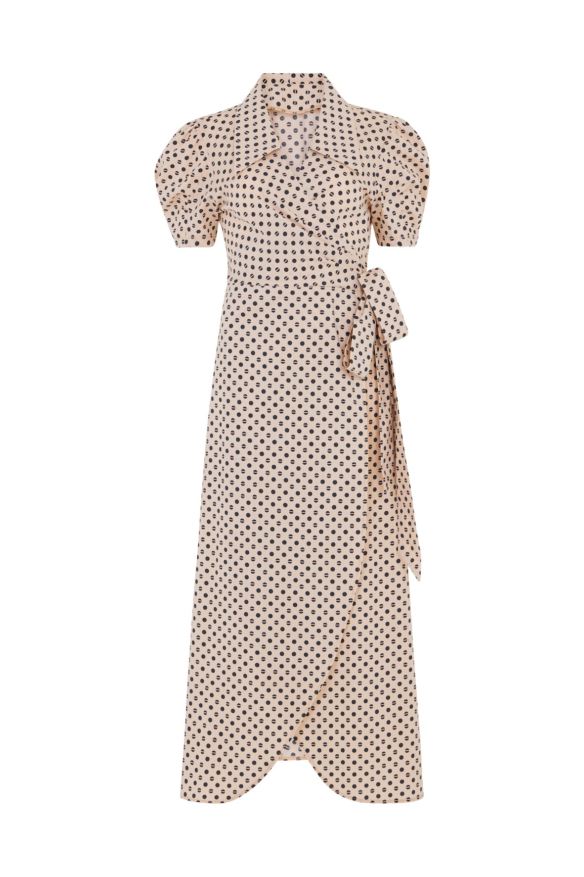 Dvf polka dot dress top
